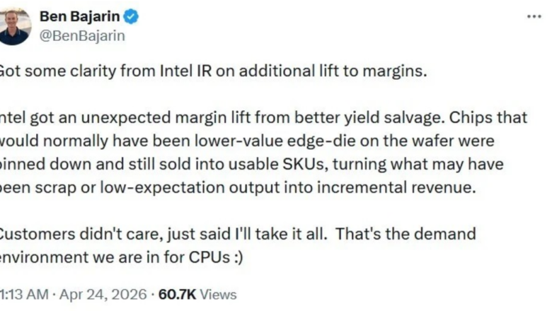 Intel Ubah Cip Cacat Jadi Produk AI demi Tambah Cuan