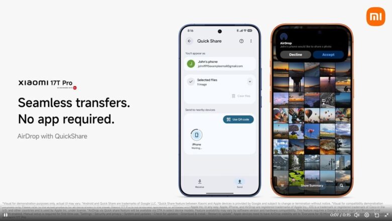 Xiaomi Kini Bisa Kirim File ke iPhone, Xiaomi 17T Pro Sudah Dukung AirDrop