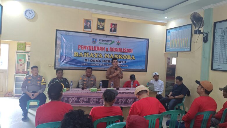 Sosialisasi Bahaya Narkoba, Kades Kebonratu: Agar Terwujud
