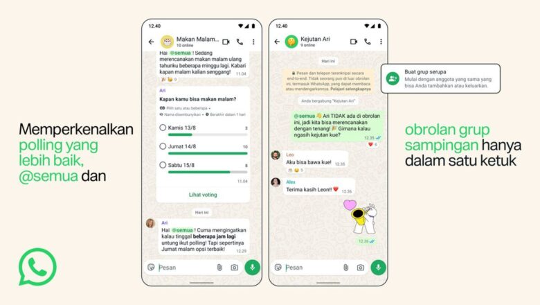 WhatsApp Rilis 3 Fitur Baru untuk Grup, Kini Bisa Mention @Semua