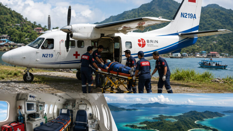 BRIN Siapkan N219 Jadi “Ambulans Terbang” untuk Evakuasi Warga di Daerah Terpencil