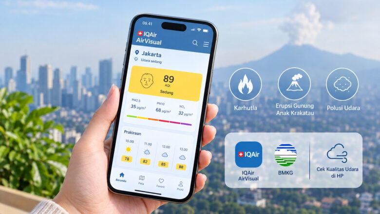 Cara Cek Kualitas Udara di HP, Waspadai Abu Anak Krakatau dan Karhutla
