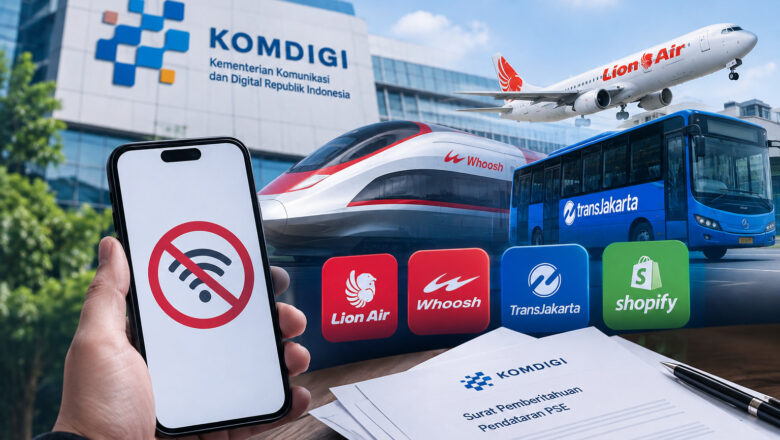Komdigi Ultimatum 25 PSE, Ada Whoosh dan Lion Air yang Terancam Diblokir